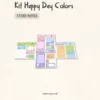 Kit Notas Adesivas Happy Day Colors