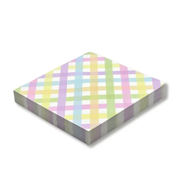 SoftTones Gingham Bloco Adesivo