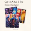 Coleção Achala Marcadores de Páginas Magnéticos - 3 Kits