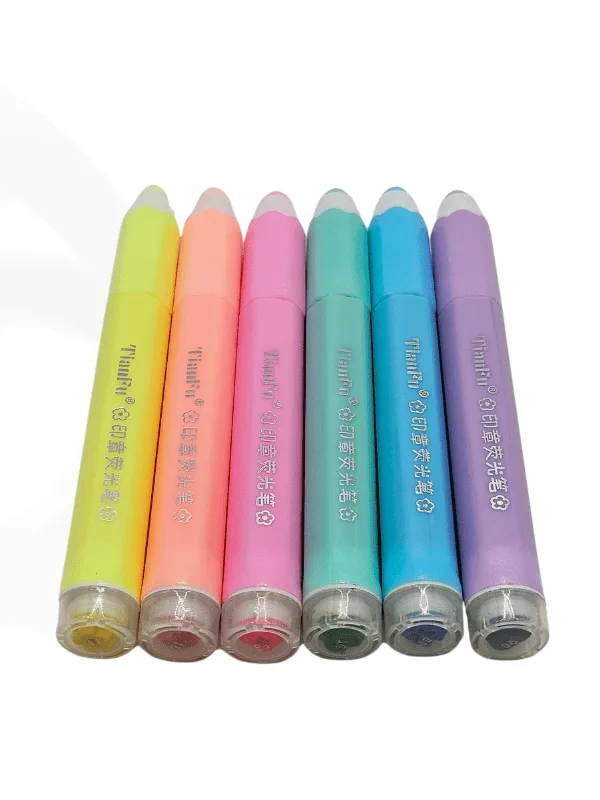 Funstamp Pastel Tianfu 2 em 1 - Carimbo e marca-texto