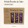 Achala 3 Marcadores de Páginas Magnéticos Encantos do Saber