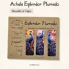Achala 3 Marcadores de Páginas Magnéticos Esplendor Plumado
