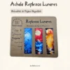 Achala 3 Marcadores de Páginas Magnéticos Reflexos Lunares