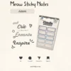 Meow Sticky Notes Inter Paper - Adesivos