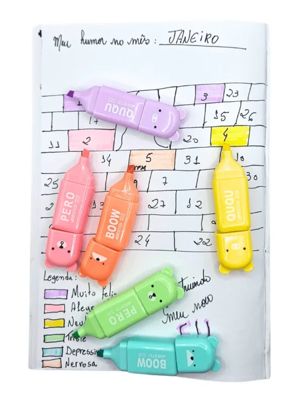 Mini Kit Ursos Boow - Marca Texto
