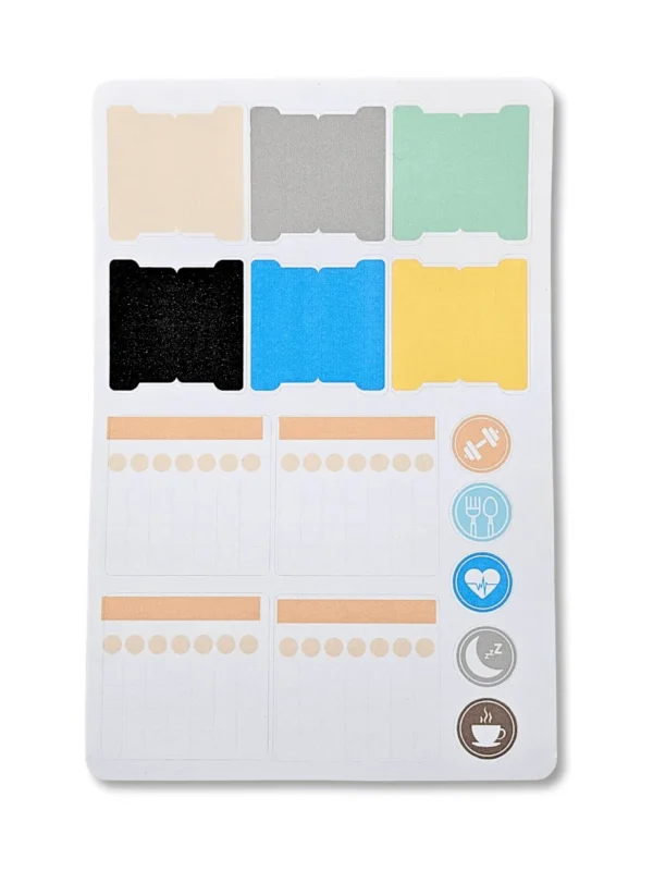 Achala Kit Adesivos para Planner - Toques de Serenidade