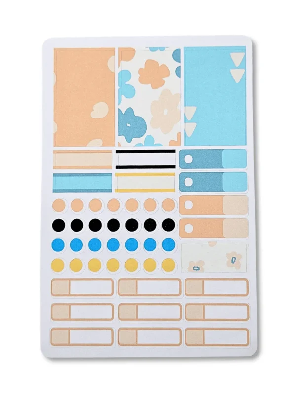 Achala Kit Adesivos para Planner - Toques de Serenidade
