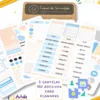 Achala Kit Adesivos para Planner - Toques de Serenidade