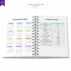 Agenda Planner Diário 2025 Chevron Vibes | Anual Datado - Papelaria Achala
