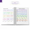 Agenda Planner Diário 2025 Chevron Vibes | Anual Datado - Papelaria Achala