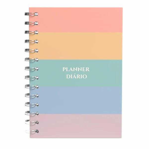 Agenda Planner Diário 2025 Tons de Serenidade | Anual Datado - Papelaria Achala