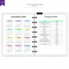 Agenda Planner Diário 2025 Noite em Flores | Anual Datado - Papelaria Achala