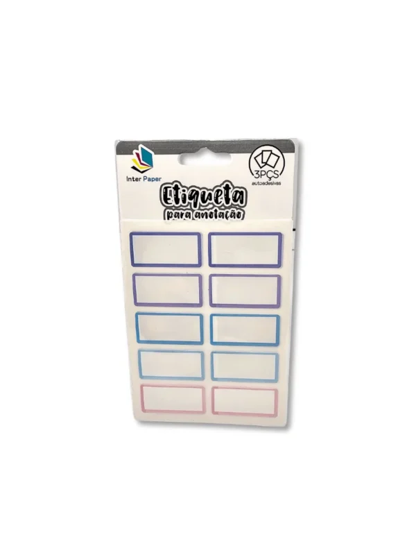 Labels Coloridos Inter Paper - Anotações Adesivas