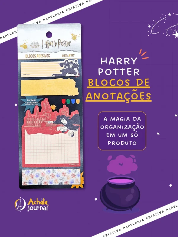 Bloco de Anotações Harry Potter