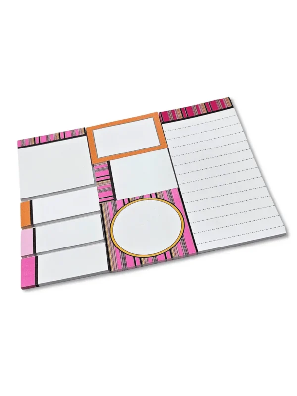 Bloco de Anotações Primavera - Kit post-it