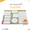 Bloco de Anotações Primavera - Kit post-it