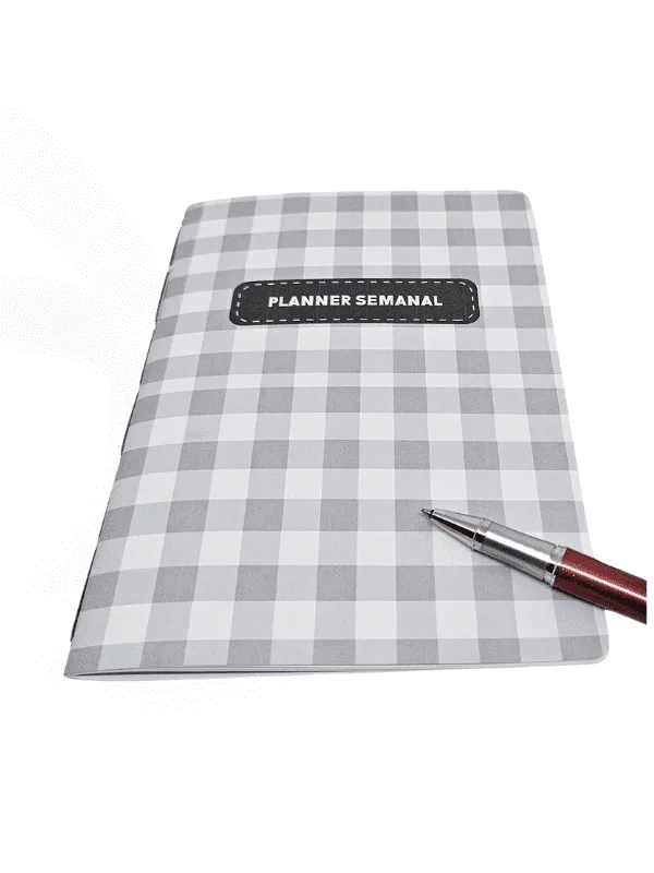 Planner Achala Journey Xadrez - Insert Semanal Premium Não Datado