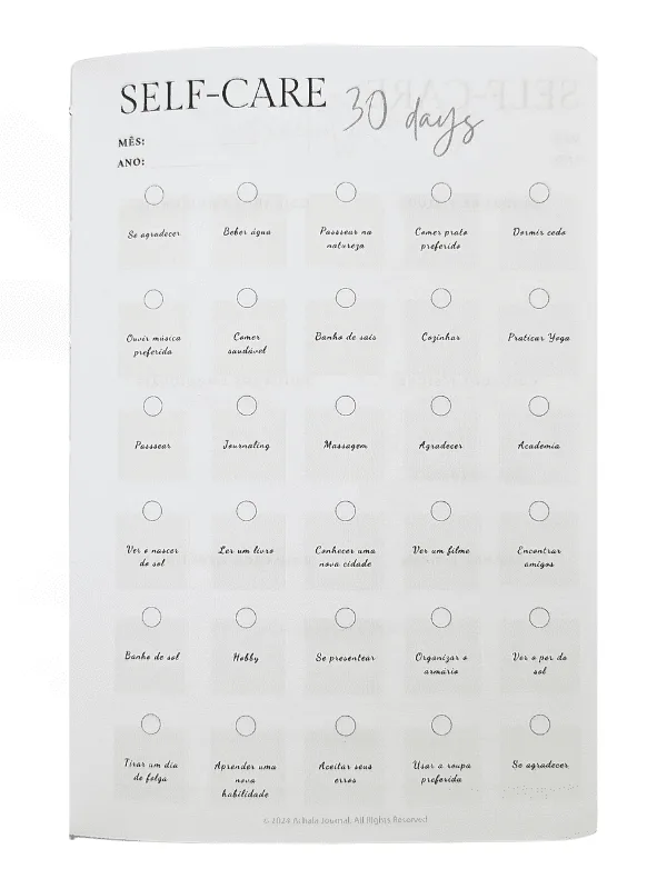Planner Achala SelfHarmony - Insert Selfcare Trimestral
