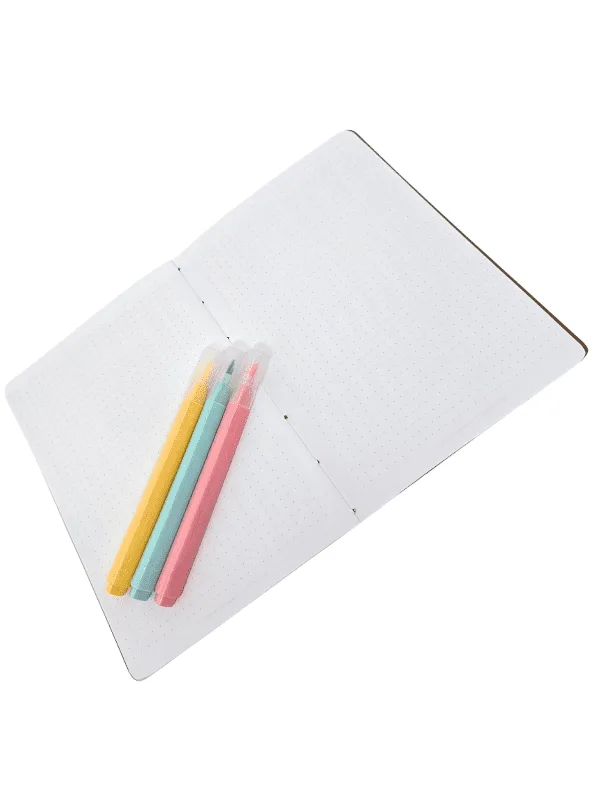 Planner Achala Kraft Notebook Dotscape - Insert Pontilhado