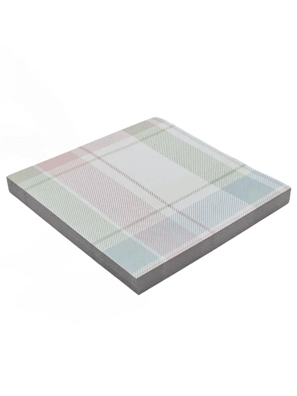 SoftTones Gingham Bloco Adesivo