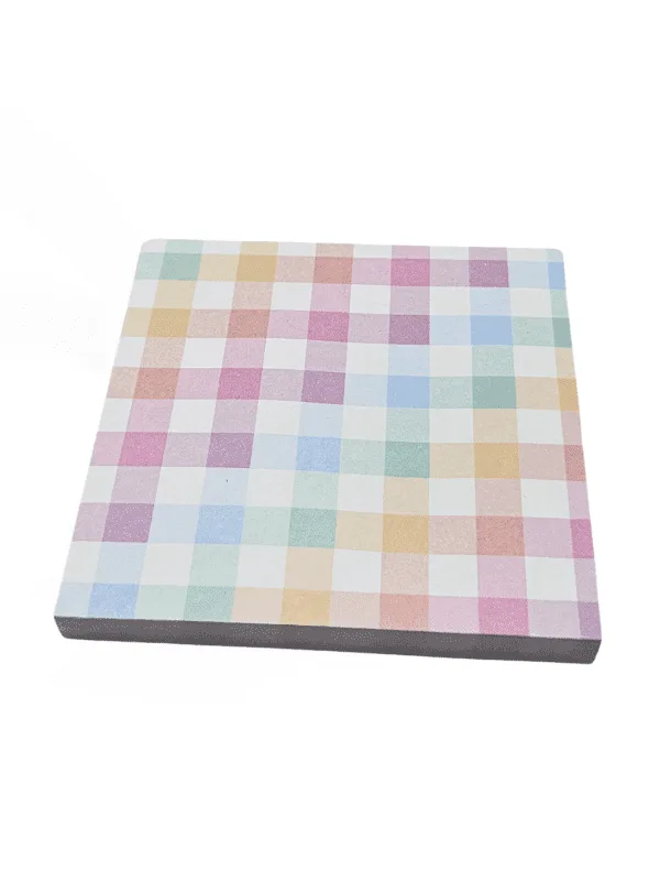SoftTones Gingham Bloco Adesivo