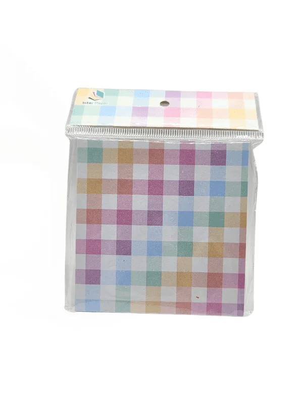 SoftTones Gingham Bloco Adesivo