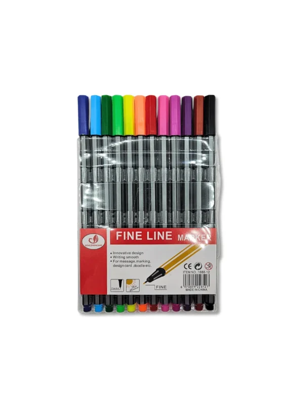 CreativeTouch Fineliners - Kit de canetas com 12 cores