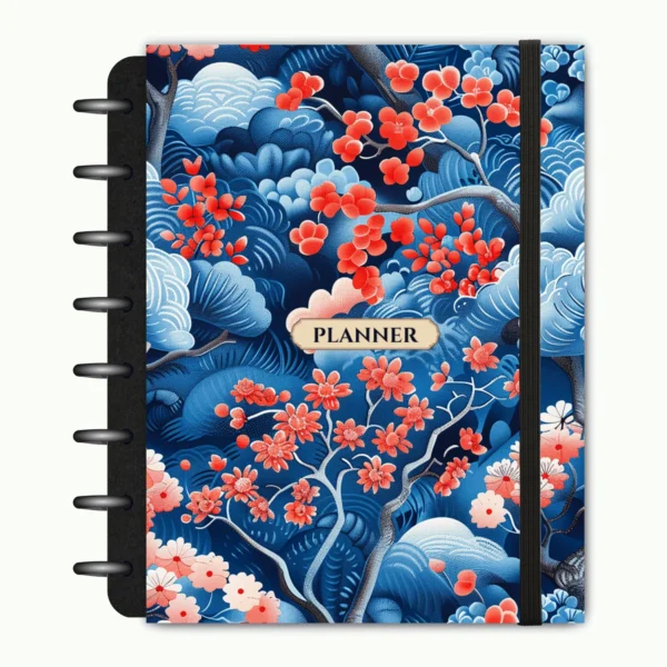 Planner Diário Não Datado Permanente Journey Caminho de Sakura - Planners Achala