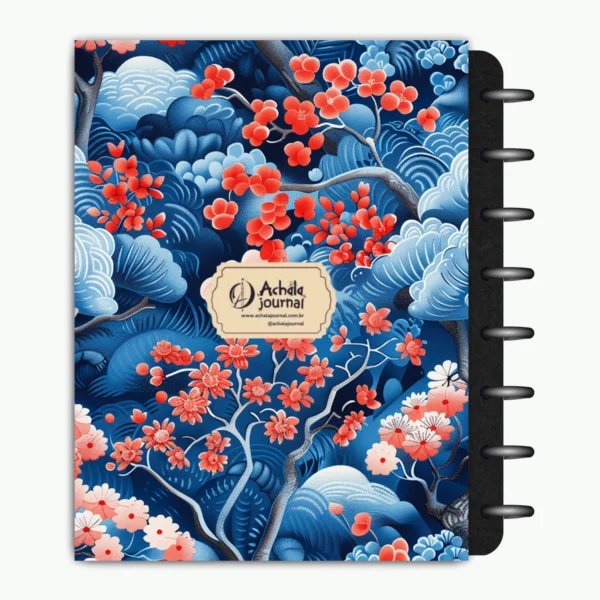 Capa Planner Modular Caminho de Sakura - Papelaria Funcional