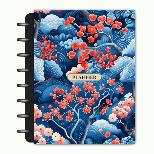 Planner Diário Não Datado Permanente Journey Caminho de Sakura - Planners Achala