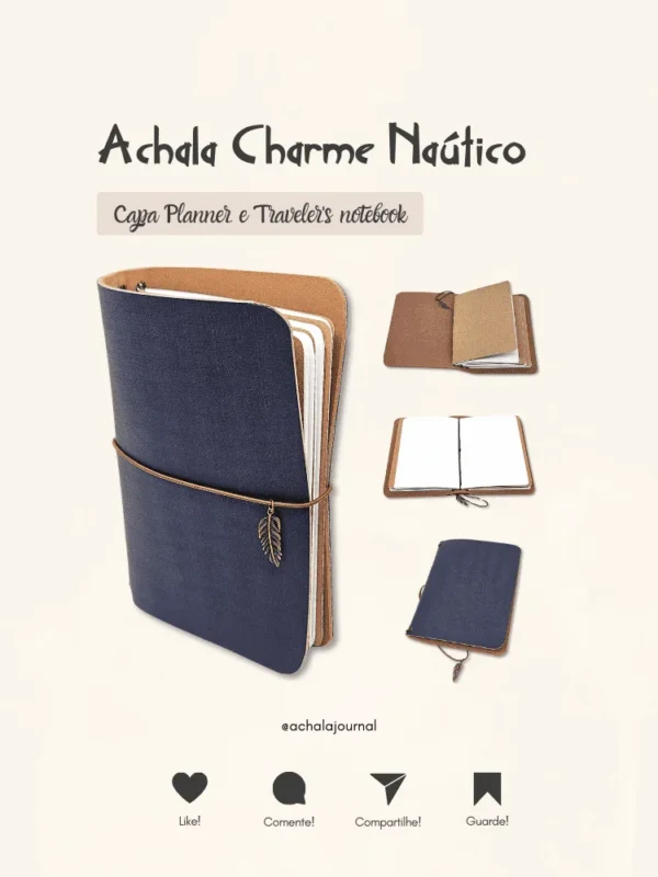 Capa Planner Achala Charme Náutico - Tipo Midori