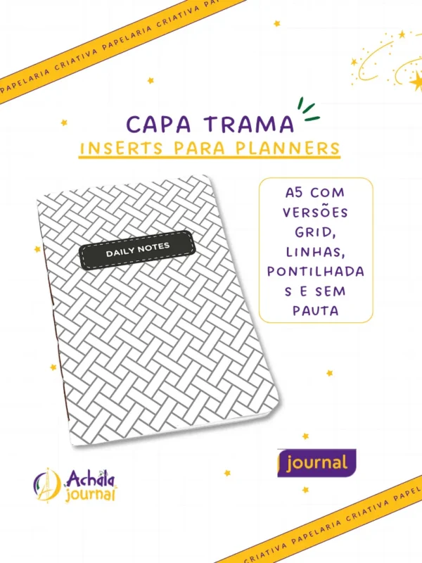 Planner Achala Trama Dotscape - Insert Pontilhado