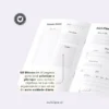 Achala Planner Fitness Diário - Insert