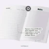 Achala Planner Fitness Diário - Insert