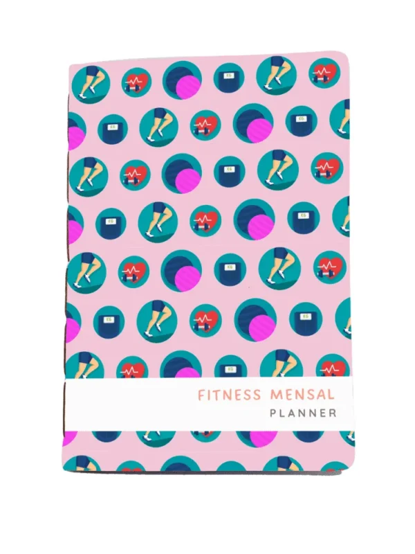 Kit Achala Planner Fitness Shape & Shine - 3 Inserts por 2 Miolo Colorido