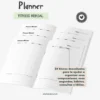 Kit Achala Planner Fitness - 3 Inserts por 2
