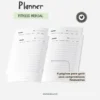 Kit Achala Planner Fitness - 3 Inserts por 2