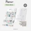Kit Achala Planner Fitness - 3 Inserts por 2