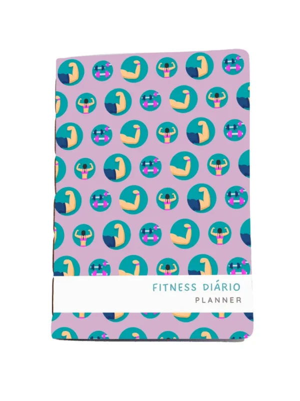Kit Achala Planner Fitness Shape & Shine - 3 Inserts por 2 Miolo Colorido