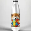 Garrafa Elo Autista Akita Tranquility: Refresque-se na Paz da Inclusão