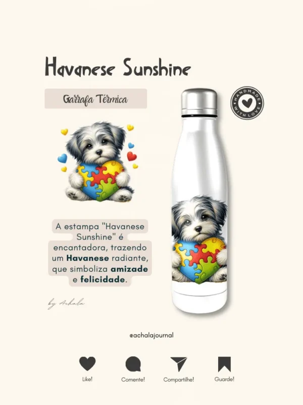Garrafa Elo Autista Havanese Sunshine