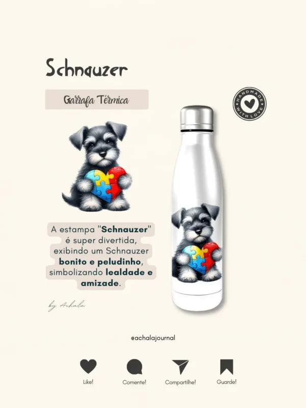 Garrafa Elo Autista Schnauzer Vigor