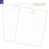 Refil Planner Semanal Datado 2025 Journey Permanente 8 furos 90g - Ofertas Papelaria Achala