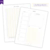 Refil Planner Semanal Datado 2025 Journey Permanente 8 furos 90g - Ofertas Papelaria Achala