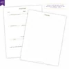 Refil Planner Não Datado Permanente Journey Diário para 1 ano Refil 8 furos 90g 1 - Agendas Achala Journal