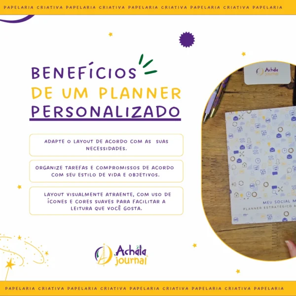 Refil Planner Não Datado Permanente Journey Diário para 1 ano Refil 8 furos 90g 1 - Agendas Achala Journal