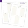 Refil Planner Não Datado Permanente Journey Diário para 1 ano Refil 8 furos 90g 1 - Agendas Achala Journal