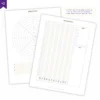 Refil Planner Não Datado Permanente Journey Diário para 1 ano Refil 8 furos 90g 1 - Agendas Achala Journal