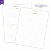Refil Planner Não Datado Permanente Journey Diário para 1 ano Refil 8 furos 90g 1 - Agendas Achala Journal