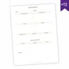 Refil Planner Não Datado Permanente Journey Diário para 1 ano Refil 8 furos 90g 1 - Agendas Achala Journal